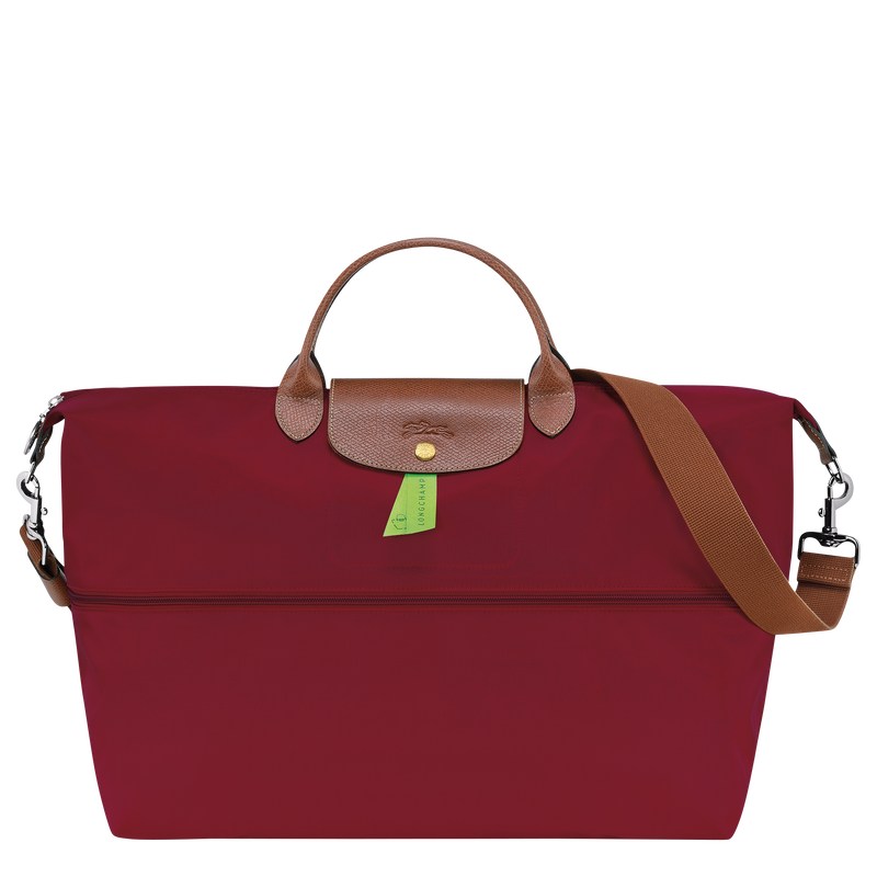 Longchamp Le Pliage Original Travel bag expandable - Recycled canvas Travel bags Red | YB12-W8QF