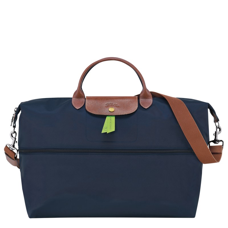 Longchamp Le Pliage Original Travel bag expandable - Recycled canvas Travel bags Navy | BX06-I7WZ