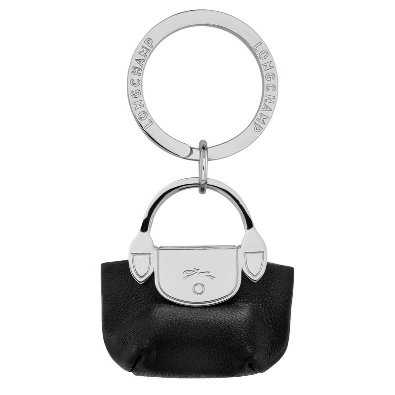 Longchamp Le Pliage Xtra Key rings - Leather Key rings Black | HN81-W8PD