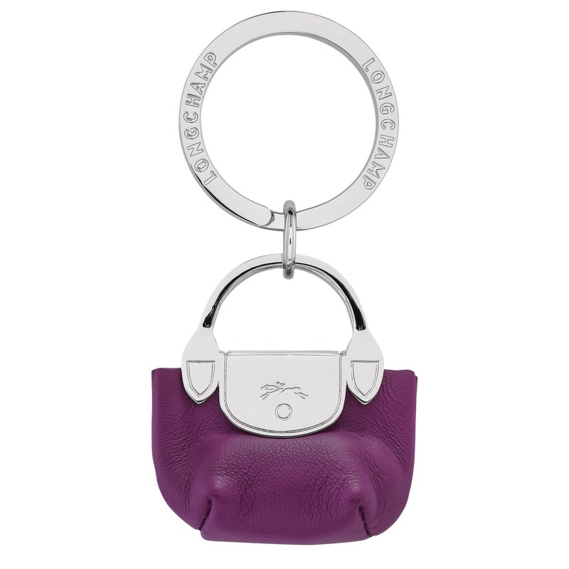 Longchamp Le Pliage Xtra Key rings - Leather Key rings Violet | UU59-F8UQ