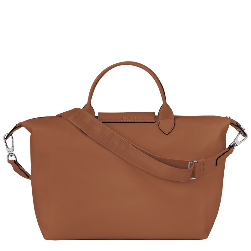 Longchamp Le Pliage Xtra L Handbag - Leather Handbags Cognac | PT78-C2HR