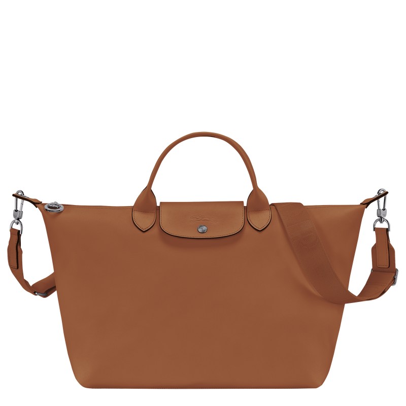 Longchamp Le Pliage Xtra L Handbag - Leather Handbags Cognac | PT78-C2HR