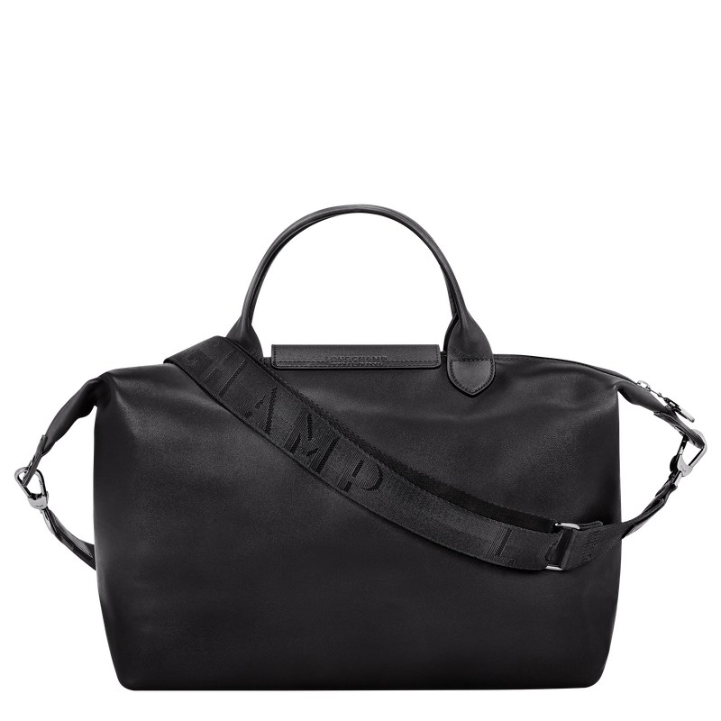 Longchamp Le Pliage Xtra L Handbag - Leather Handbags Black | EM24-R2FM