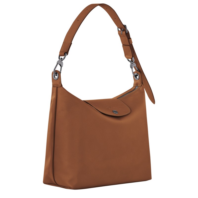 Longchamp Le Pliage Xtra M Hobo bag - Leather Shoulder bags Cognac | UY11-J8TP