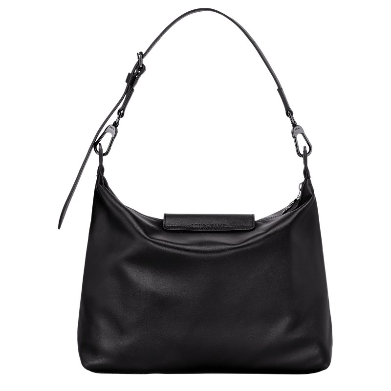 Longchamp Le Pliage Xtra M Hobo bag - Leather Shoulder bags Black | VM55-E2WN