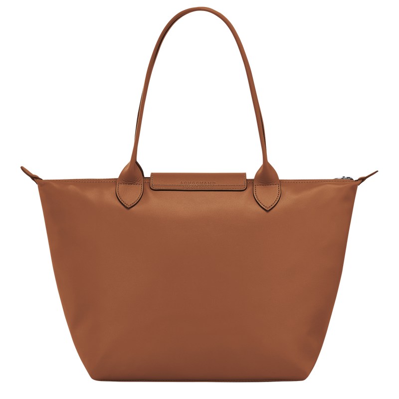 Longchamp Le Pliage Xtra M Tote bag - Leather Shoulder bags Cognac | VM89-O1ZF