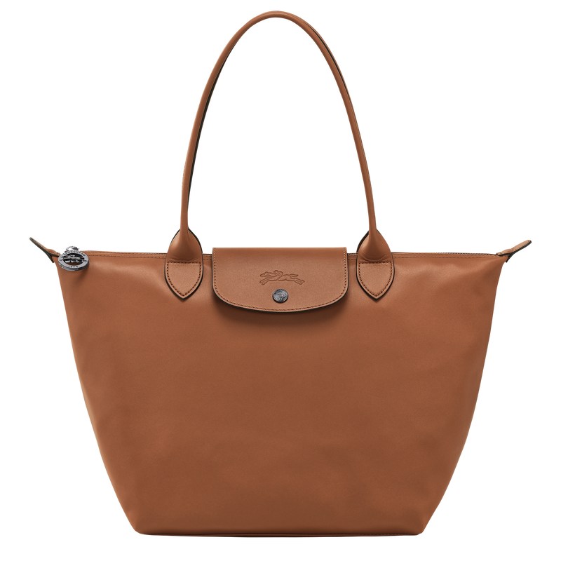 Longchamp Le Pliage Xtra M Tote bag - Leather Shoulder bags Cognac | VM89-O1ZF