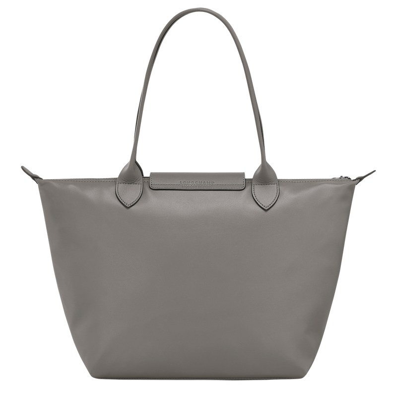 Longchamp Le Pliage Xtra M Tote bag - Leather Shoulder bags Turtledove | LG61-D0BL