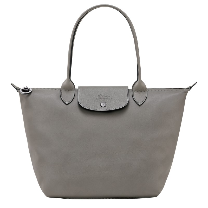 Longchamp Le Pliage Xtra M Tote bag - Leather Shoulder bags Turtledove | LG61-D0BL