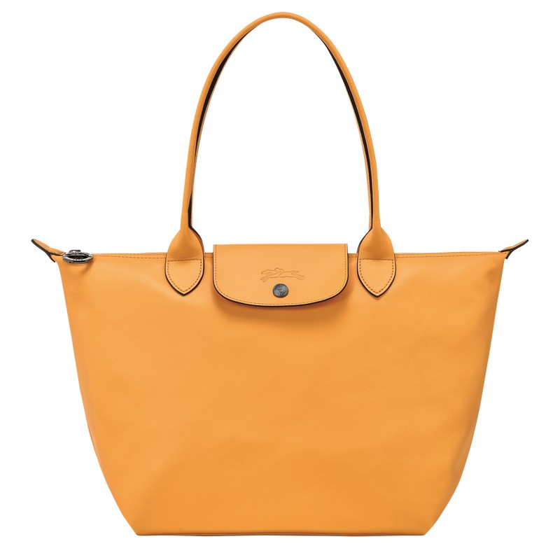 Longchamp Le Pliage Xtra M Tote bag - Leather Shoulder bags Apricot | XX34-B8QF