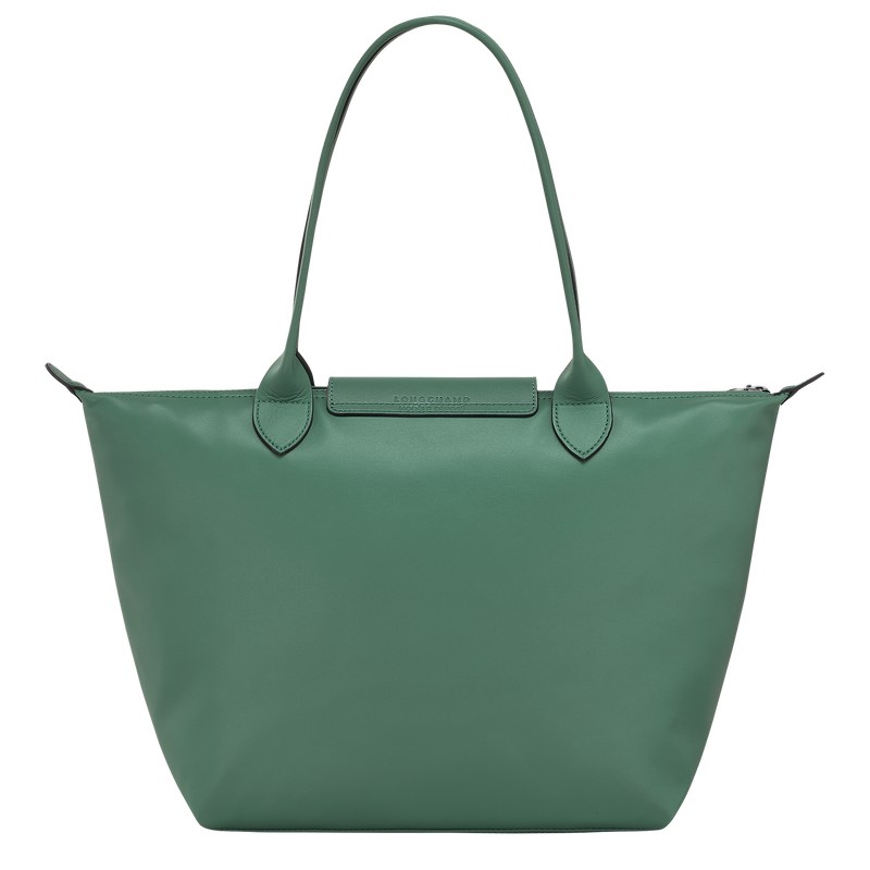 Longchamp Le Pliage Xtra M Tote bag - Leather Shoulder bags Sage | ZT89-H9IM