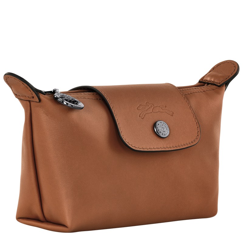 Longchamp Le Pliage Xtra Pouch - Leather Pouches & Cases Cognac | VV15-E6EF