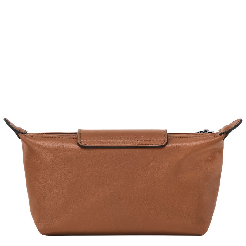 Longchamp Le Pliage Xtra Pouch - Leather Pouches & Cases Cognac | VV15-E6EF