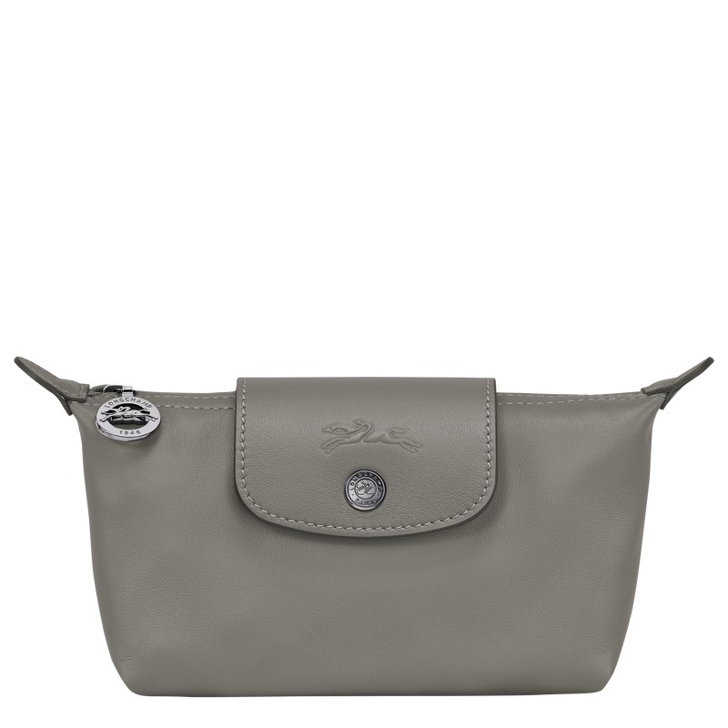 Longchamp Le Pliage Xtra Pouch - Leather Pouches & Cases Turtledove | QU92-K8IN