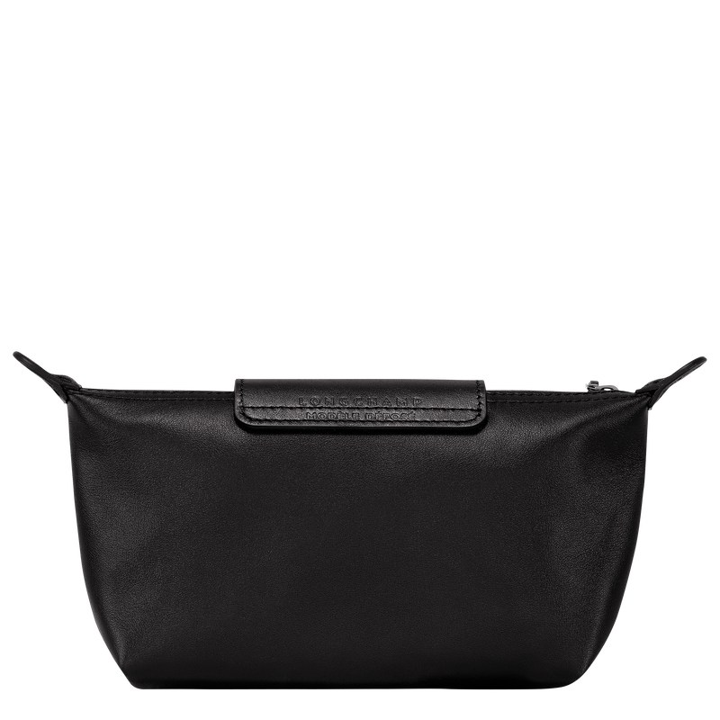 Longchamp Le Pliage Xtra Pouch - Leather Pouches & Cases Black | CU16-I7VA