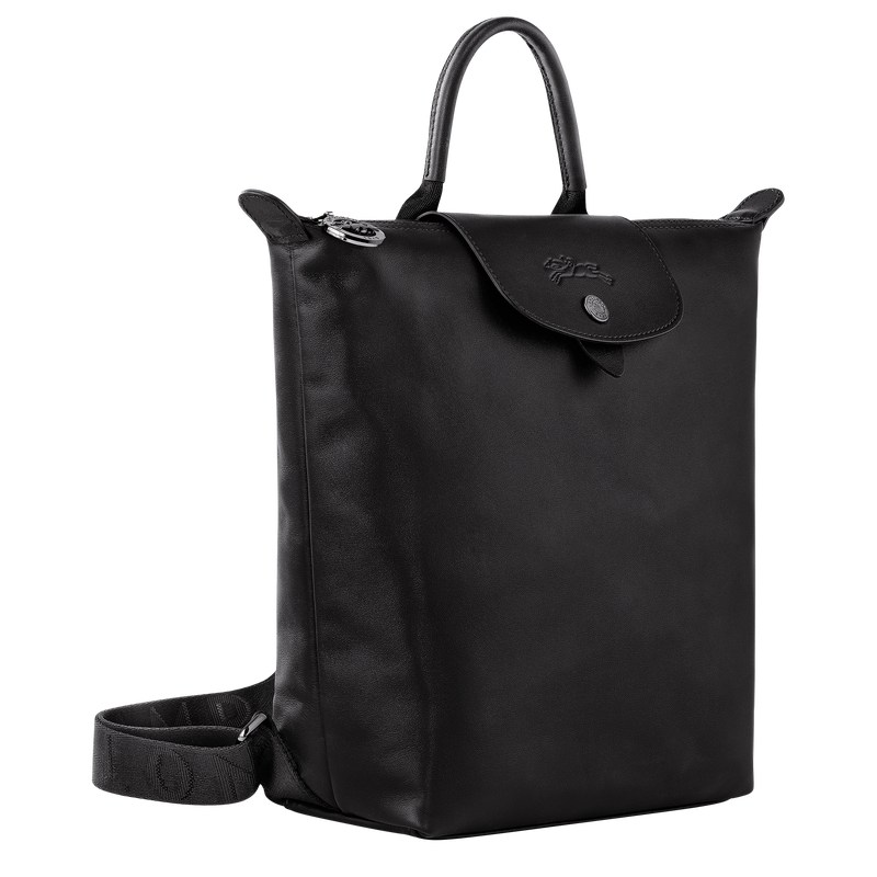 Longchamp Le Pliage Xtra S Backpack - Leather Backpacks Black | DA65-B9CN