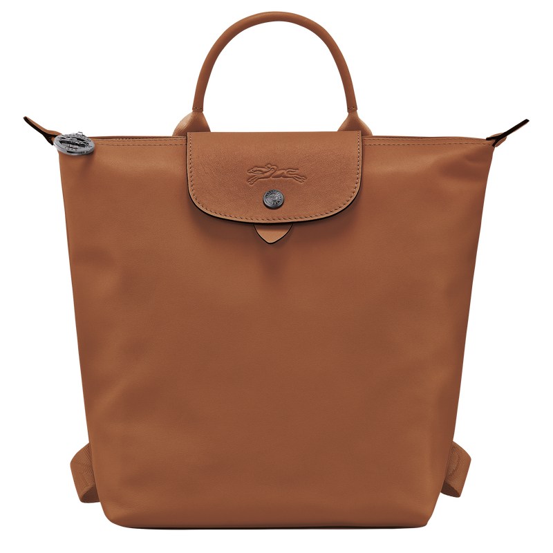 Longchamp Le Pliage Xtra S Backpack - Leather Backpacks Cognac | DJ38-I0AD