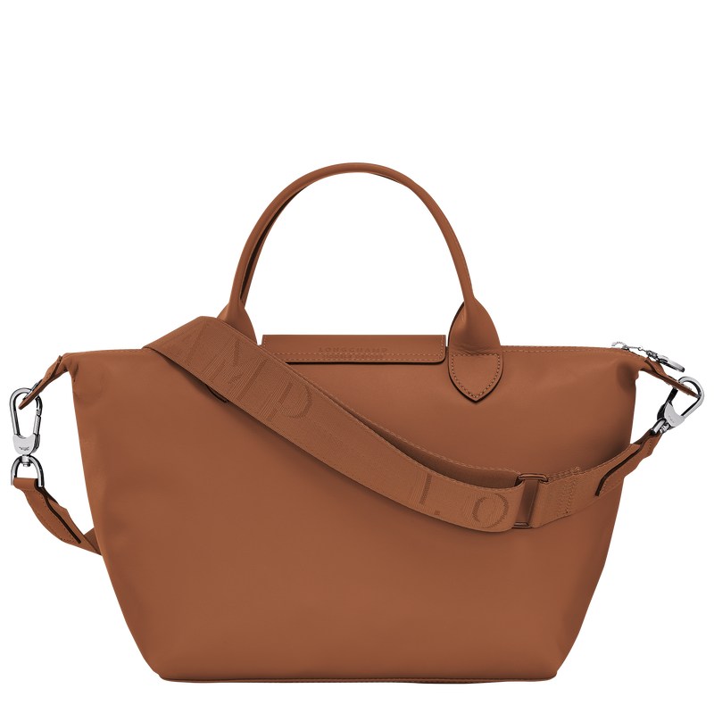 Longchamp Le Pliage Xtra S Handbag - Leather Handbags Cognac | KQ02-F1EA