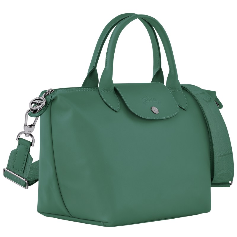 Longchamp Le Pliage Xtra S Handbag - Leather Handbags Sage | LT51-Y5WK