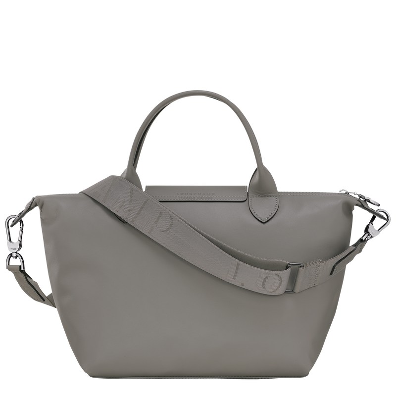 Longchamp Le Pliage Xtra S Handbag - Leather Handbags Turtledove | VD51-G7EO