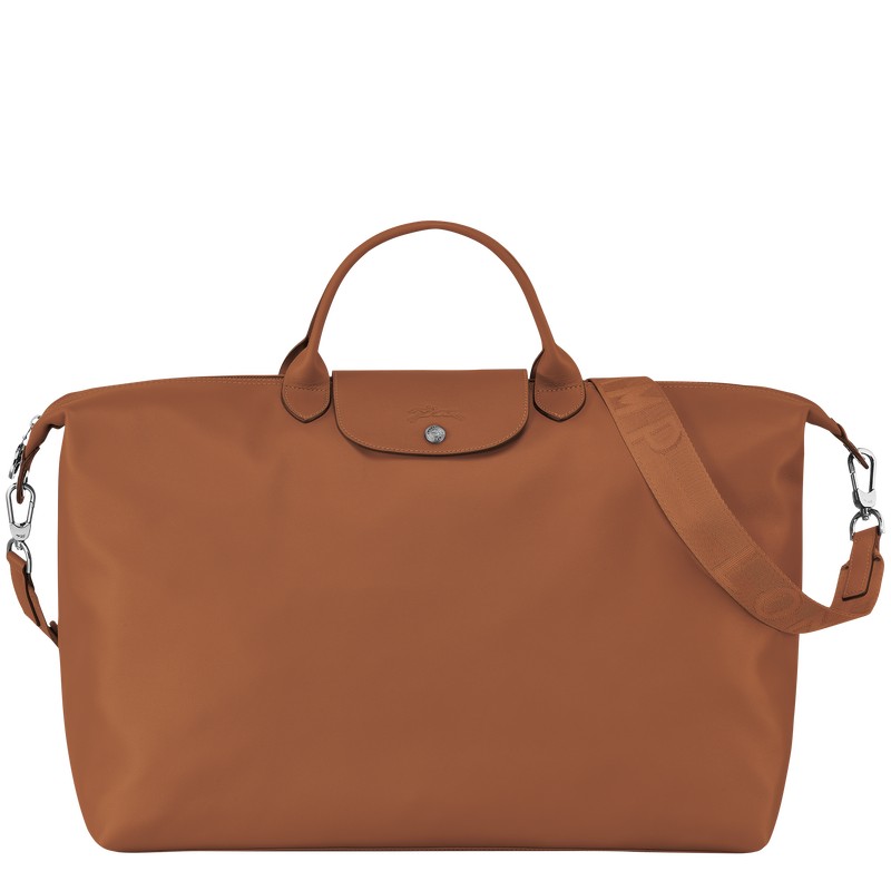 Longchamp Le Pliage Xtra S Travel bag - Leather Travel bags Cognac | FA03-V1MV