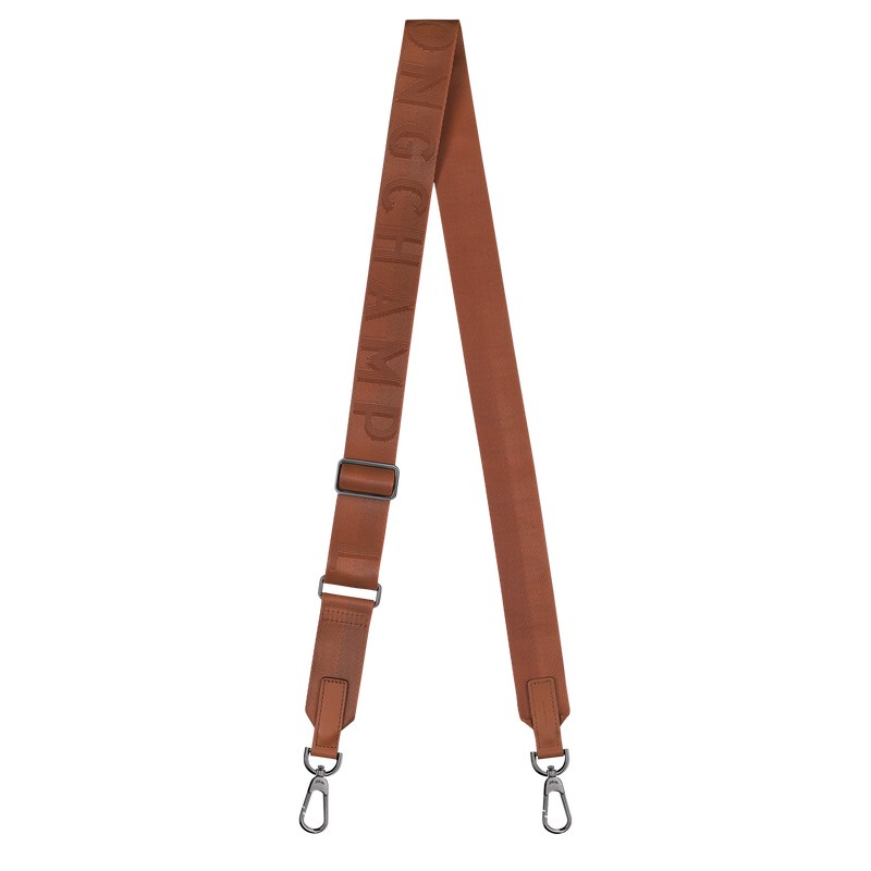 Longchamp Le Pliage Xtra Shoulder strap - Canvas Shoulder straps Cognac | YZ05-V2RC