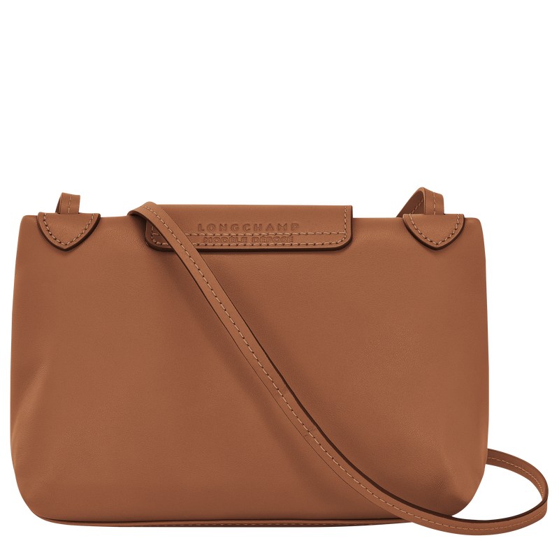 Longchamp Le Pliage Xtra XS Crossbody bag - Leather Crossbody bags Cognac | HT29-W3ZU