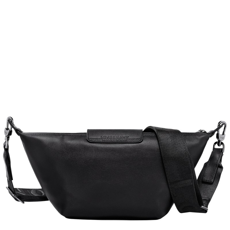 Longchamp Le Pliage Xtra XS Crossbody bag - Leather Crossbody bags Black | HN53-G0DC