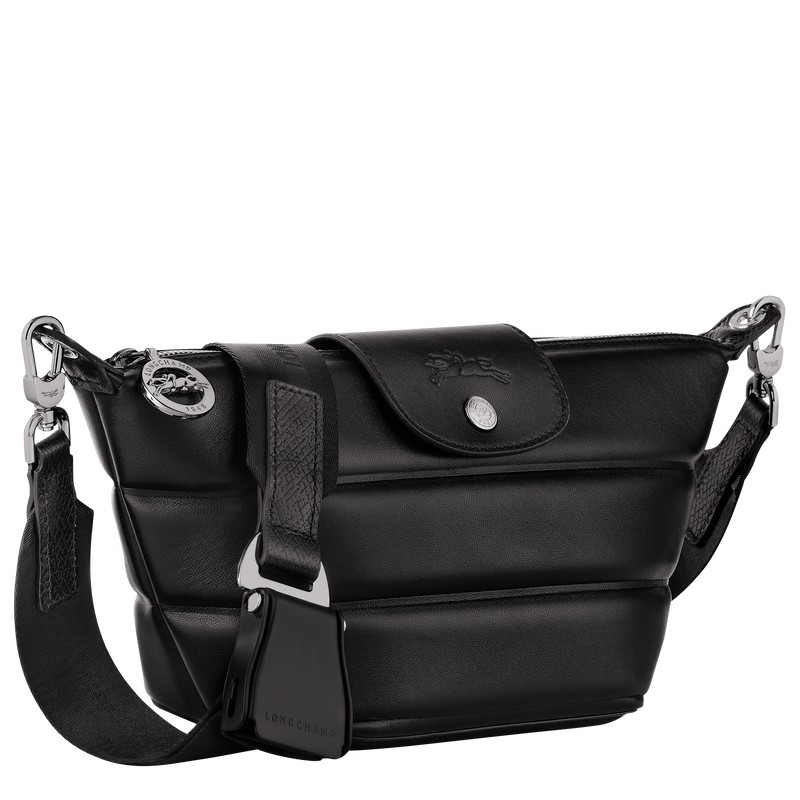 Longchamp Le Pliage Xtra XS Crossbody bag - Leather Crossbody bags Black | WE51-M4BW