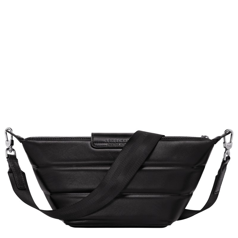 Longchamp Le Pliage Xtra XS Crossbody bag - Leather Crossbody bags Black | WE51-M4BW