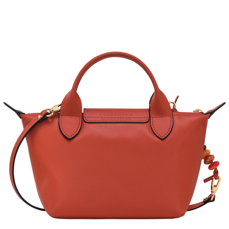 Longchamp Le Pliage Xtra XS Handbag - Leather Handbags Sienna | YC61-A7WN