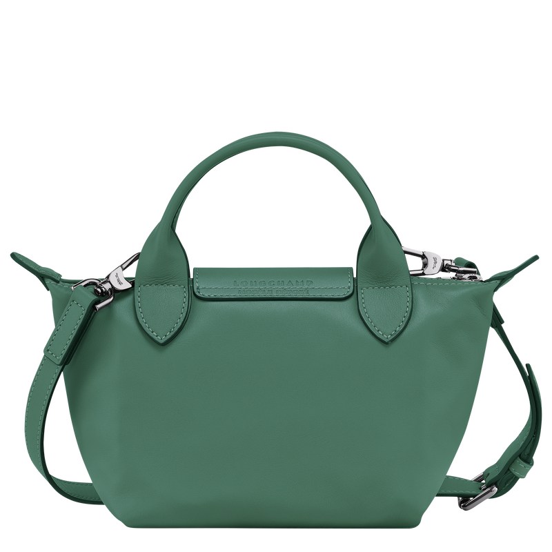 Longchamp Le Pliage Xtra XS Handbag - Leather Handbags Sage | FJ39-F1KA