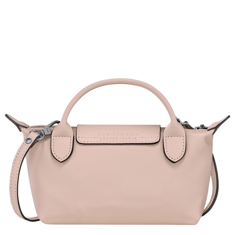 Longchamp Le Pliage Xtra XS Pouch - Leather Crossbody bags Nude | GH04-G0HO