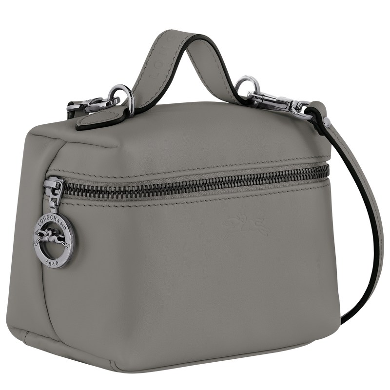 Longchamp Le Pliage Xtra XS Vanity - Leather Crossbody bags Turtledove | EW46-Y8RL