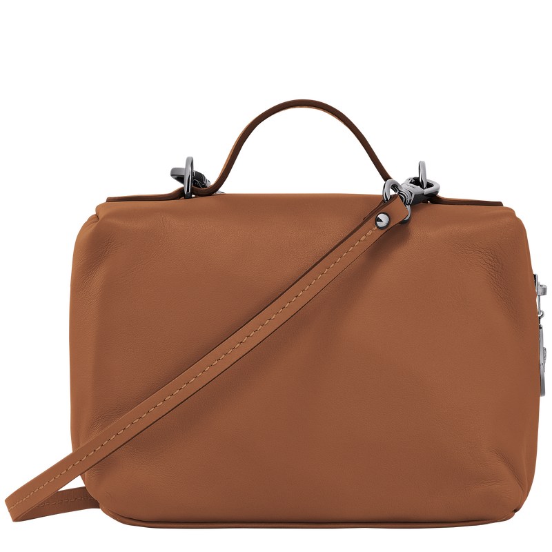 Longchamp Le Pliage Xtra XS Vanity - Leather Crossbody bags Cognac | DG73-X2EN