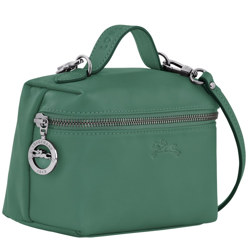 Longchamp Le Pliage Xtra XS Vanity - Leather Crossbody bags Sage | MT54-D4AY