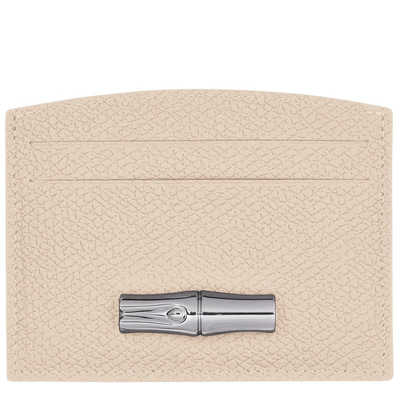 Longchamp Le Roseau Card holder - Leather Cardholders & Coin purses Paper | OX47-I6WS