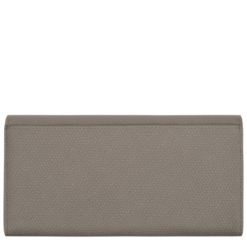 Longchamp Le Roseau Continental wallet - Leather Wallets Turtledove | GH77-J5PE