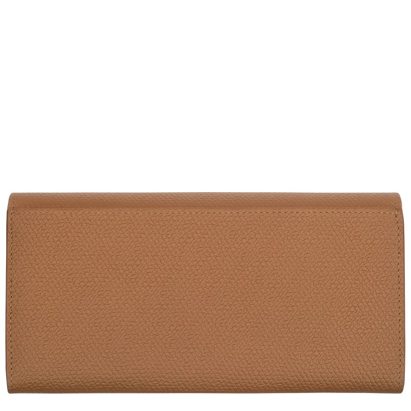 Longchamp Le Roseau Continental wallet - Leather Wallets Natural | GH49-H2OF