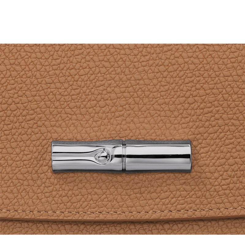 Longchamp Le Roseau Continental wallet - Leather Wallets Natural | GH49-H2OF