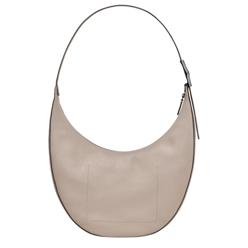 Longchamp Le Roseau Essential L Crossbody bag - Leather Crossbody bags Clay | DT72-N5FV