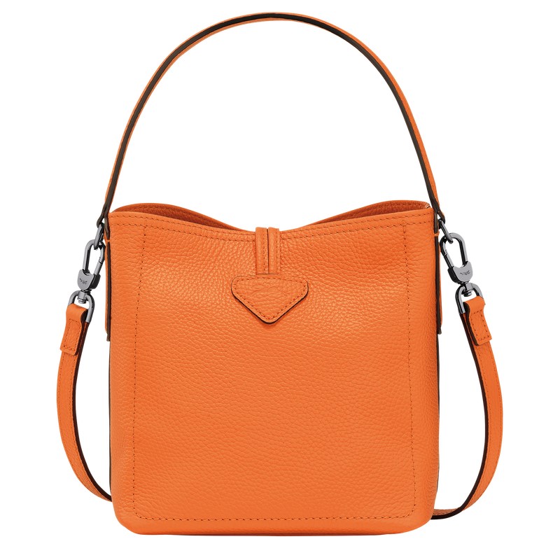 Longchamp Le Roseau Essential XS Bucket bag - Leather Crossbody bags Orange | IP71-G9NZ