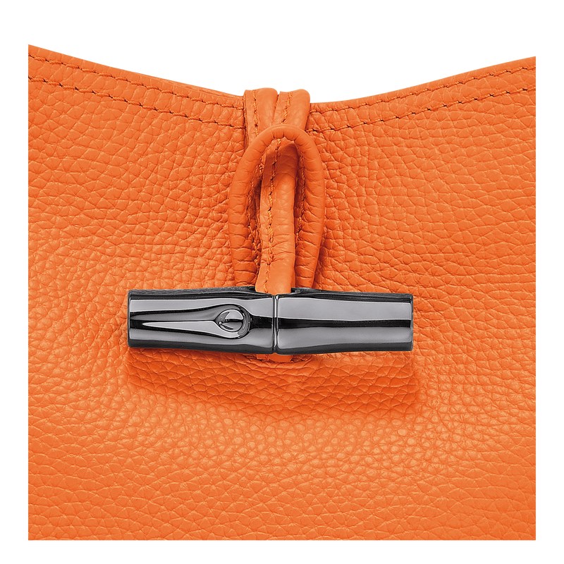 Longchamp Le Roseau Essential XS Bucket bag - Leather Crossbody bags Orange | IP71-G9NZ