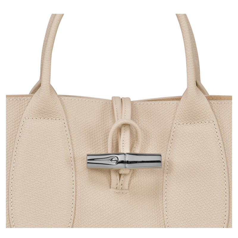 Longchamp Le Roseau M Handbag - Leather Handbags Paper | VF00-I5AQ