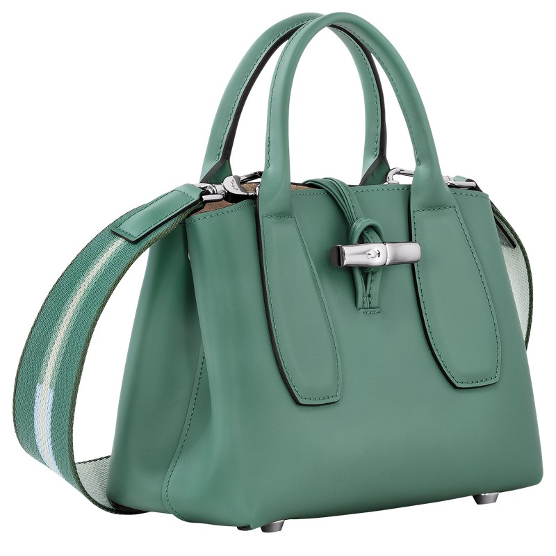 Longchamp Le Roseau S Handbag - Leather Handbags Sage | CT07-J4RZ