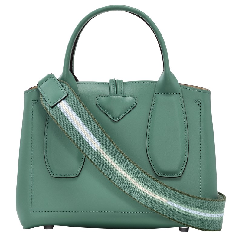 Longchamp Le Roseau S Handbag - Leather Handbags Sage | CT07-J4RZ