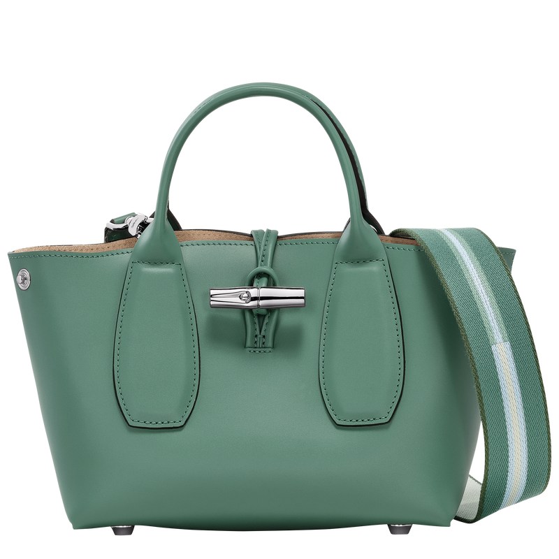 Longchamp Le Roseau S Handbag - Leather Handbags Sage | CT07-J4RZ