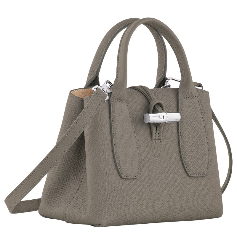 Longchamp Le Roseau S Handbag - Leather Handbags Turtledove | MB38-X0US