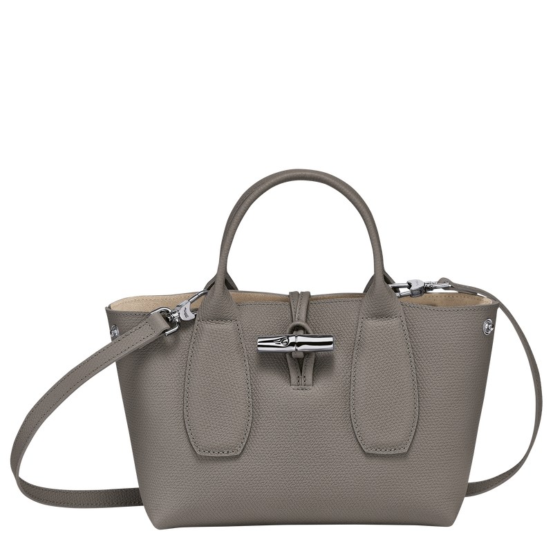 Longchamp Le Roseau S Handbag - Leather Handbags Turtledove | MB38-X0US