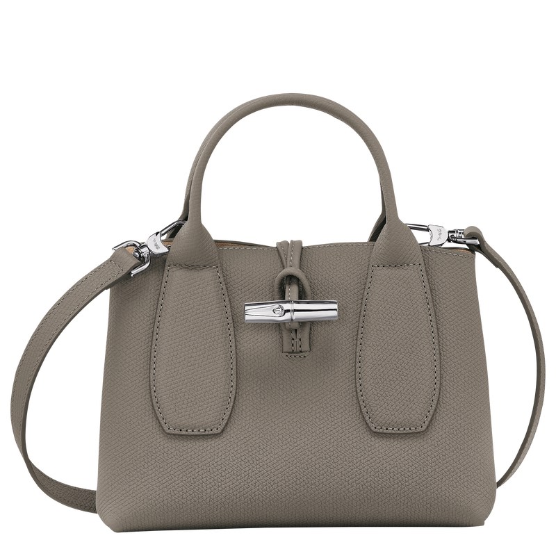 Longchamp Le Roseau S Handbag - Leather Handbags Turtledove | MB38-X0US